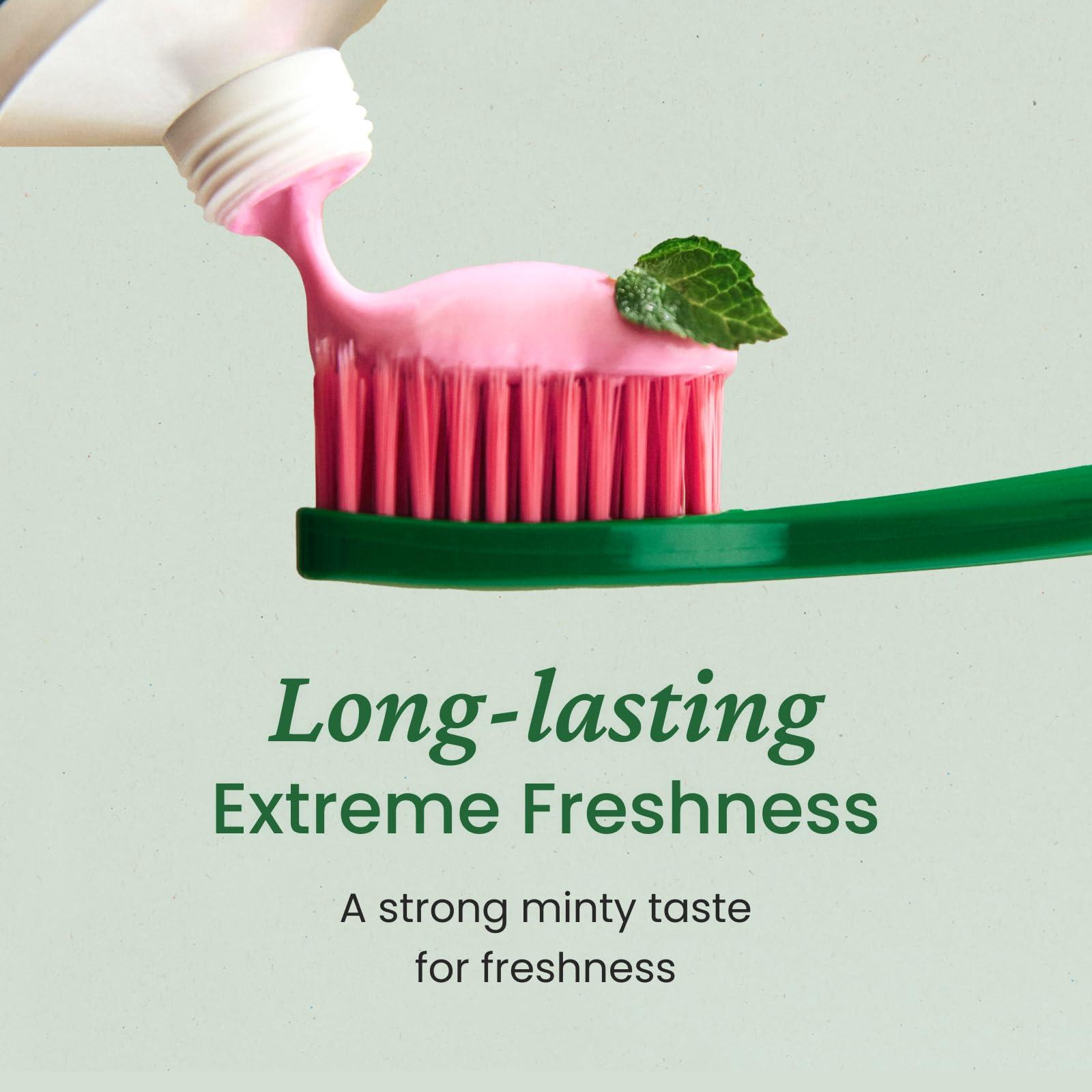 Euthymol EUTHYMOL Original Toothpaste (3.7fl oz, Pack of 5) - Fluoride-Free Toothpaste for Sensitive Teeth & Gum. Bad Breath, Cavity Prevention, 12-Hour Long Lasting Freshness with Wintergreen.