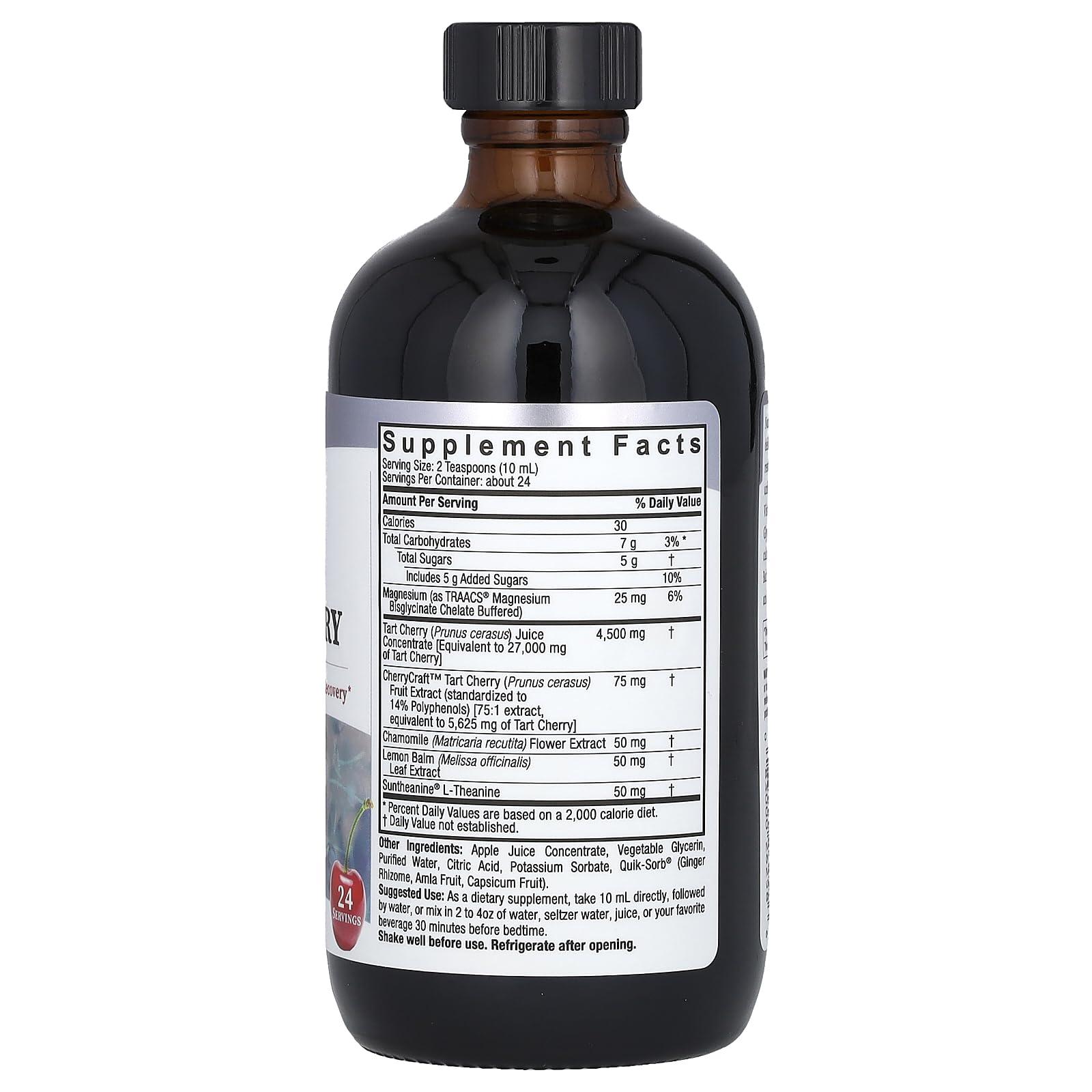 Nature\'s Answer Nature\'s Answer Tart Cherry 8 Ounce Liquid | Promotes Recovery & Sleep | Rich in Anthocyanins | Non GMO | Gluten Free | Vegan