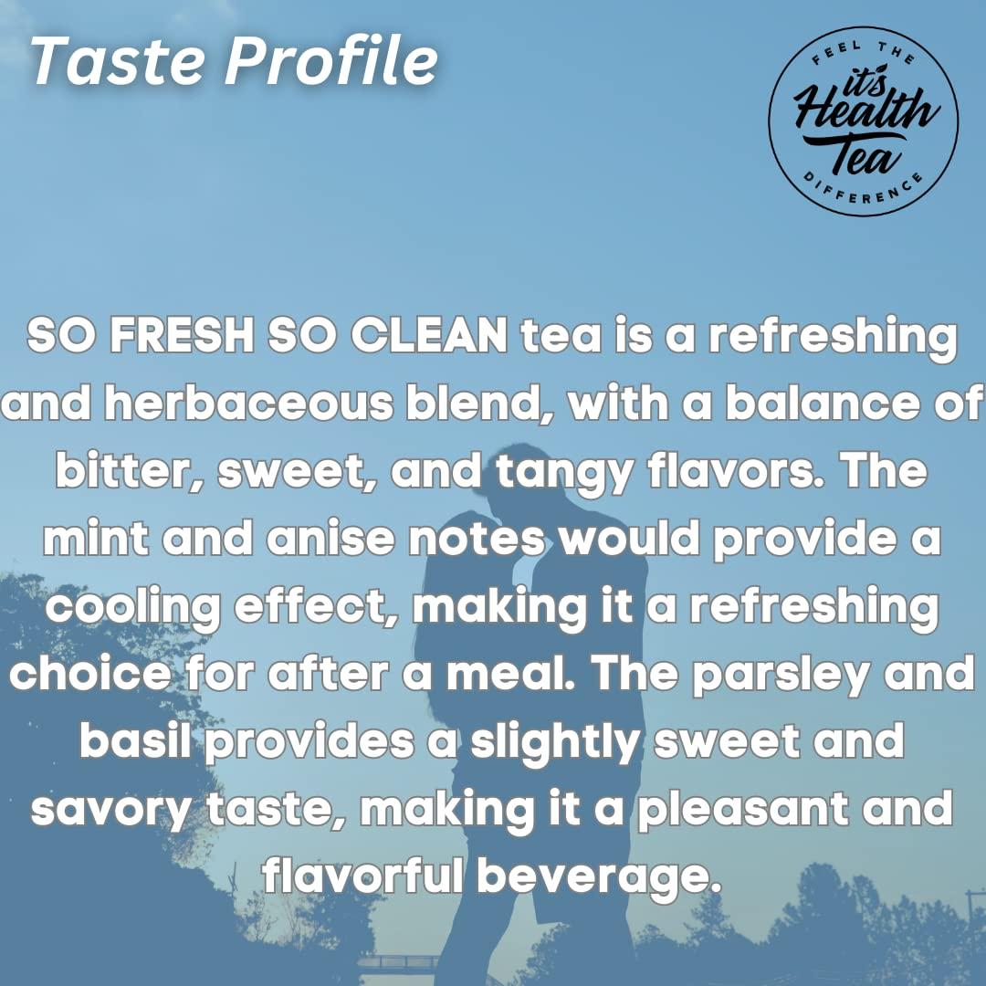 Its Health Tea Freshen Your Breath Naturally with So Fresh, So Clean Herbal Tea - Helps Fight Off Bad Breath Through Oral and Gut Health (35 TEA BAGS INCLUDED)