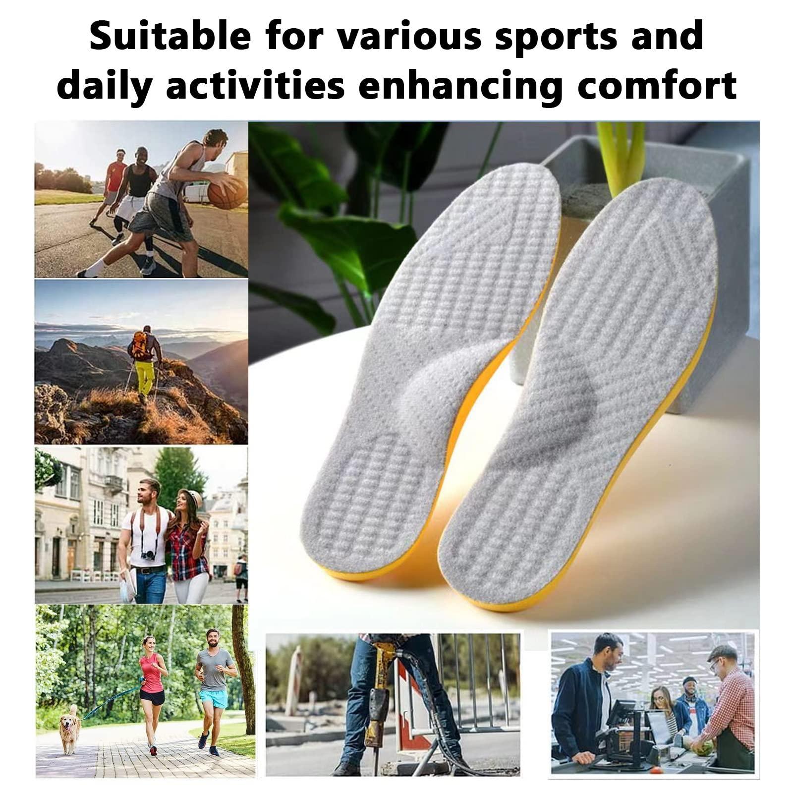 Zelbuck Supination Correction Insoles for Men & Women - Orthotic Inserts for Over-Supination Relief - Supportive Sole Inserts for Correcting Supination - Ideal for Active Lifestyles