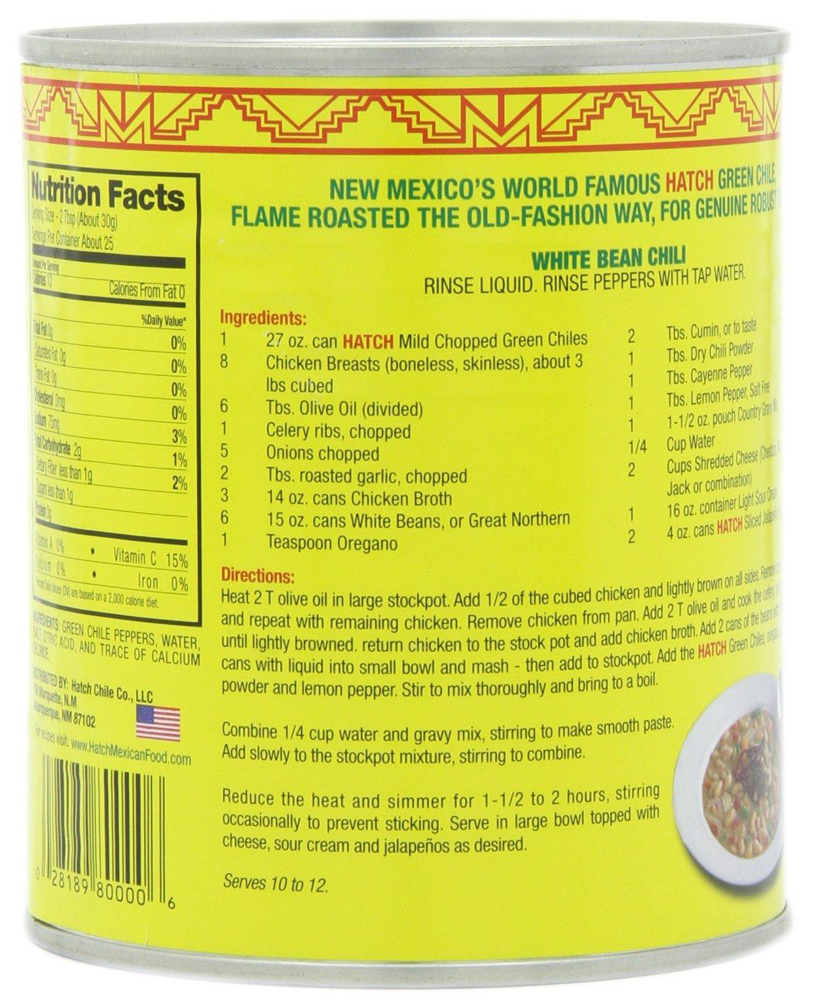 Hatch Hatch Mild Chopped Green Chile, 27-Ounce (Pack of 3)