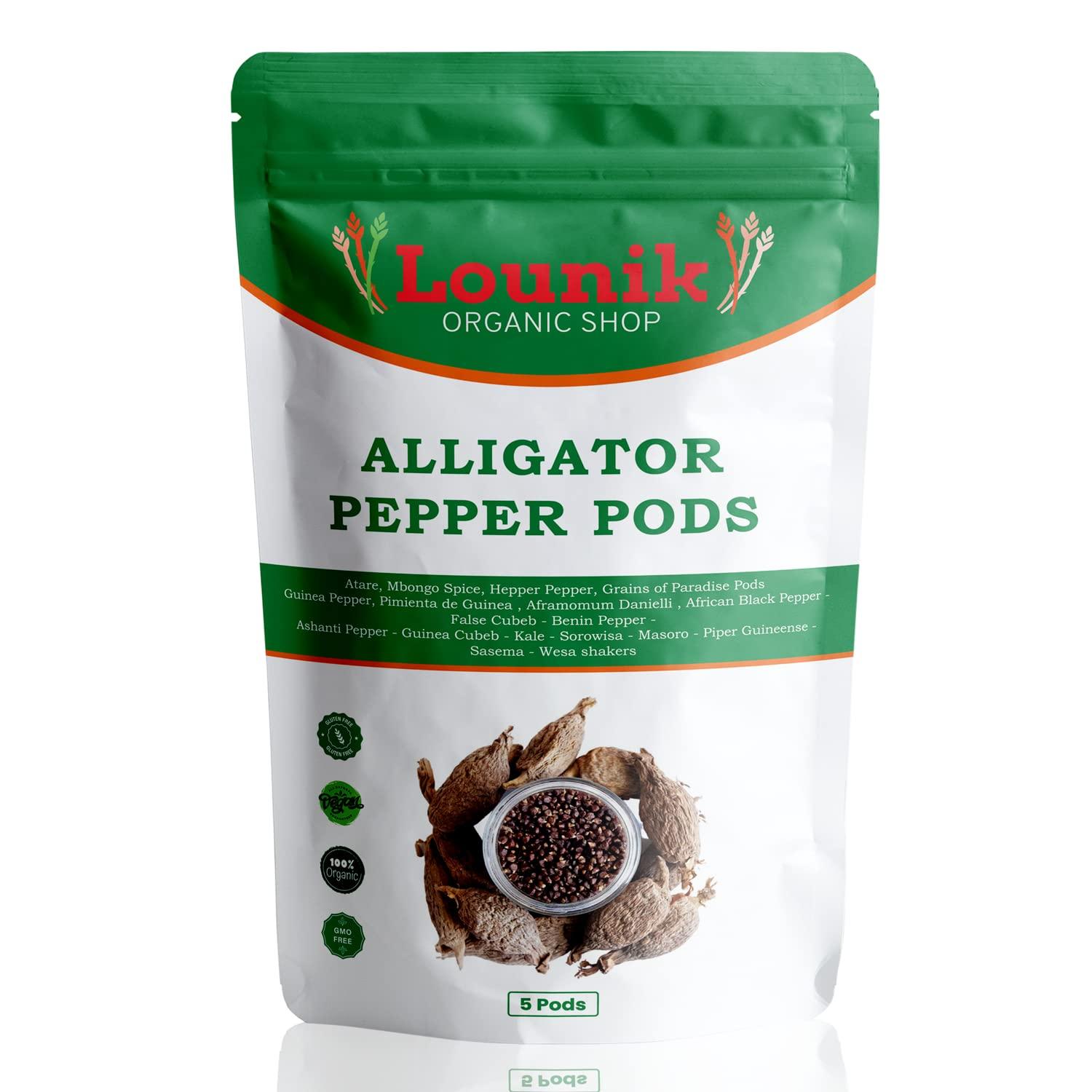 LOUNIK Lounik Alligator Pepper Pods- 5 Pods
