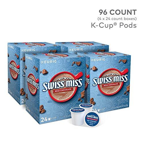 Swiss Miss Swiss Miss Milk Chocolate Hot Cocoa, Keurig Single-Serve Hot Chocolate K-Cup Pods, 96 Count