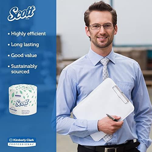 Kimberly-Clark SCOTT Standard Roll Bathroom Tissue, 2-Ply, 550 Sheets/Roll, 20 Rolls/Carton