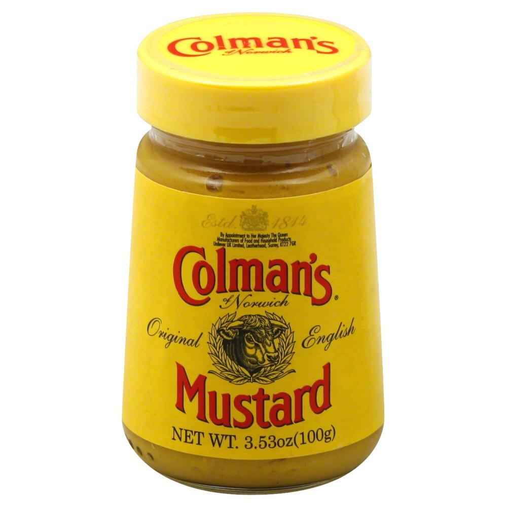 Colman's Colman's, Mustard Glass Jar, Original, 28 Ounce (Pack of 8)