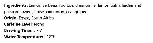 Elmwood Inn Elmwood Inn Fine Teas, Cup of Serenity Caffeine-Free Herbal, 12-Ounce Pouches