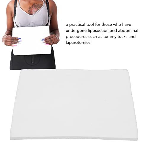 YUYTE Lipo Foam Pads for Post Surgery Ab Board After Liposuction Surgery Flattening Tummy Tuck Abdominal Compression Garments Lipo Foam Sheets 11\"x 7.9\" x 0.4\"