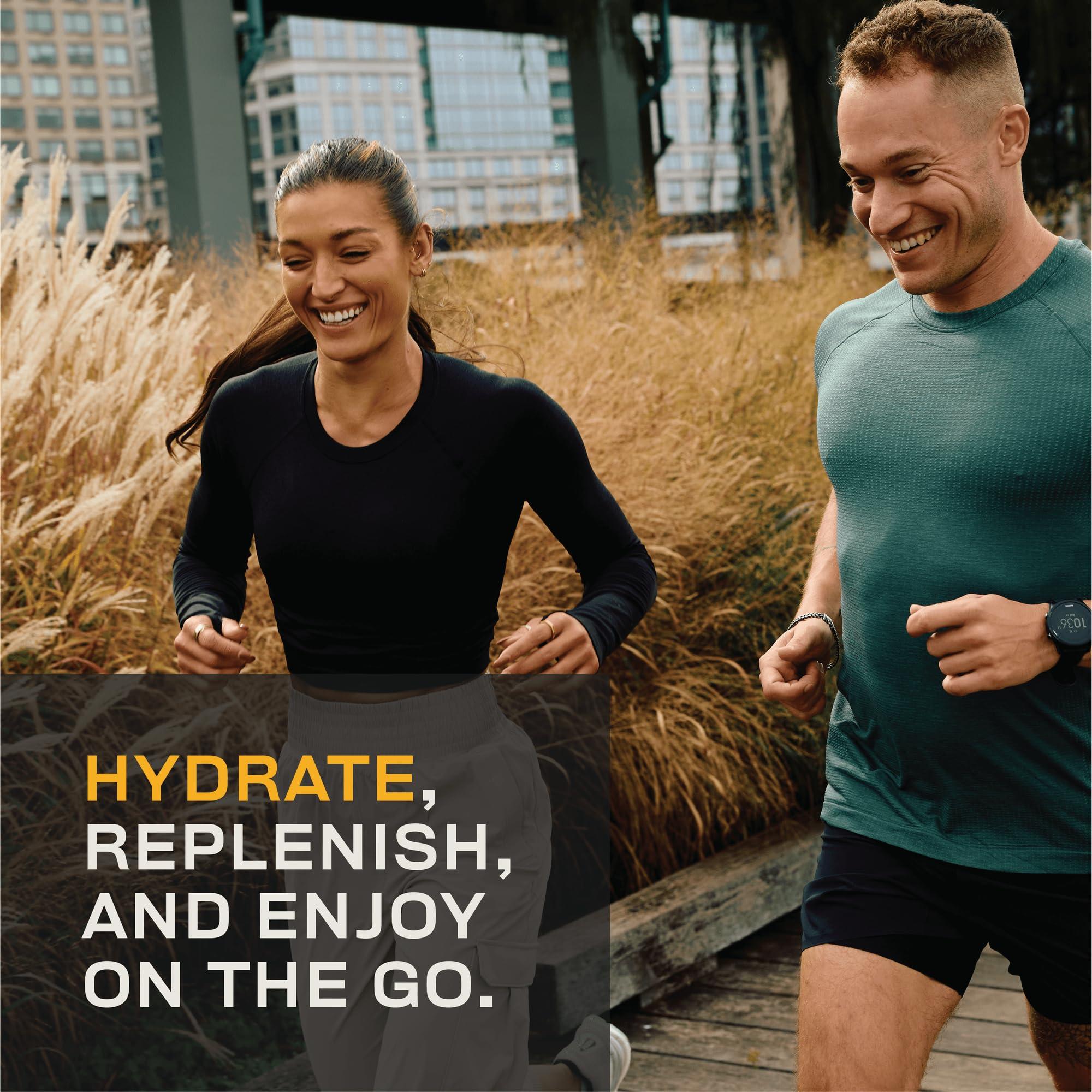 Gainful Gainful Hydration + Caffeine Powder Packets with Key Electrolytes Magnesium & Sodium + L Theanine, Low Sugar Drink Mix, Tropical Mango, 21 Sticks