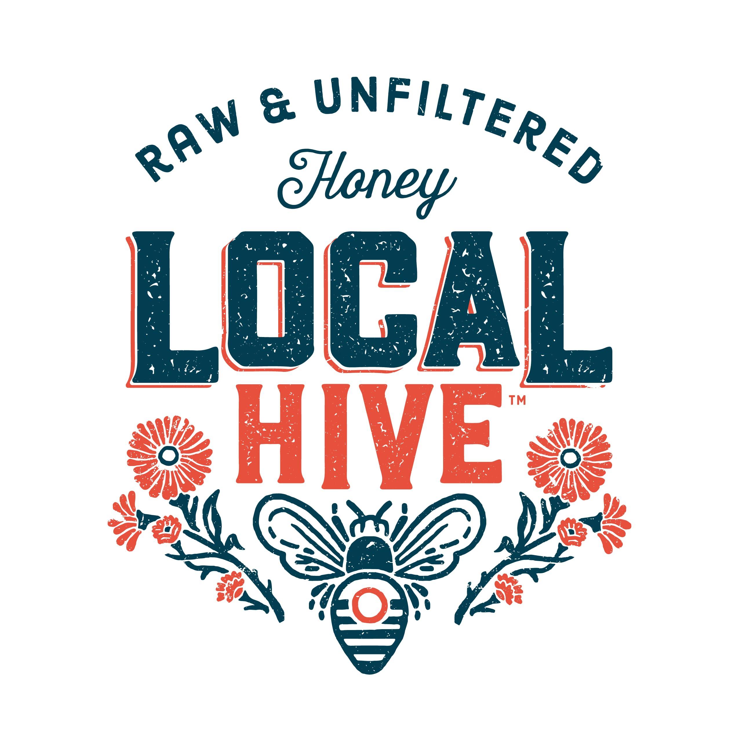 Local Hive Local Hive Utah Raw Unfiltered Honey 32oz, 100% Pure US Honey, Sourced from American Bees and Beekeepers - Natural Sweetener, Ideal for Tea, Baking, and Cooking