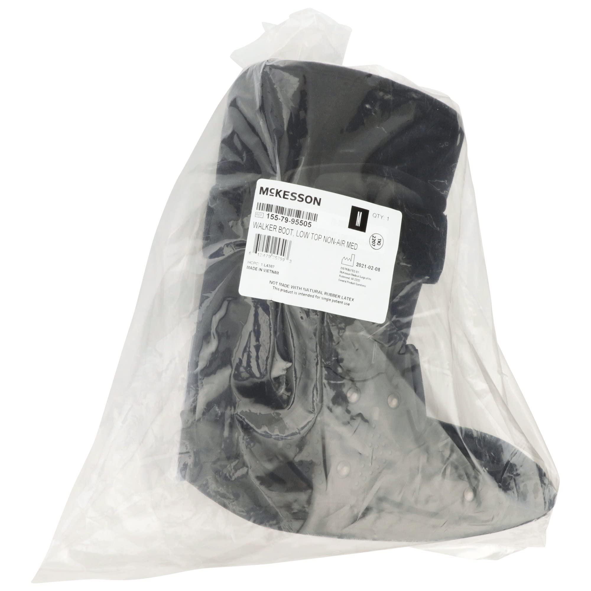 McKesson McKesson Low-Top Non-Air Walker Boot, Ankle Sprains and Fractures, Lightweight, Medium, 1 Count