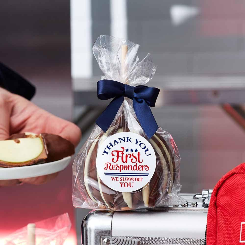 Mrs. Prindable\'s Mrs Prindables First Responder Appreciation Caramel Apple 4-Pack