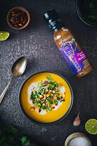 Sky Valley Sky Valley Thai Peanut Sauce - Gluten Free Peanut Sauce, Mild Heat, Authentic Flavor, Organic, Vegan, Non GMO, Gluten Free, Peanut Sauce for Spring Rolls- 14 Oz
