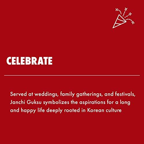 Surasang Surasang Kimchi Janchi Guksu, Spicy and Savory Korean Thin Non-Fried Noodle with Kimchi Bowl, Healthy Instant Noodle, 5.92 Ounce, Pack of 1