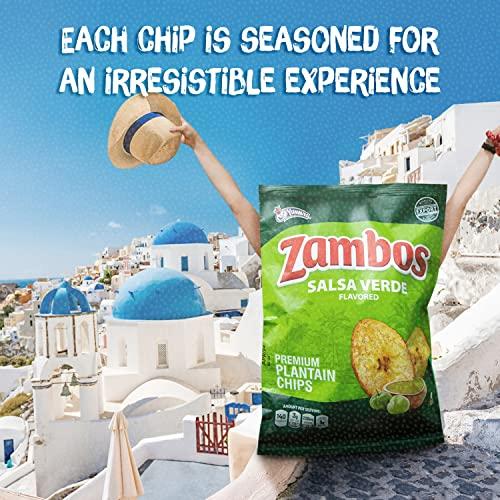 Zambos Zambos Plantain Chips Salsa Verde (Pack of 1)