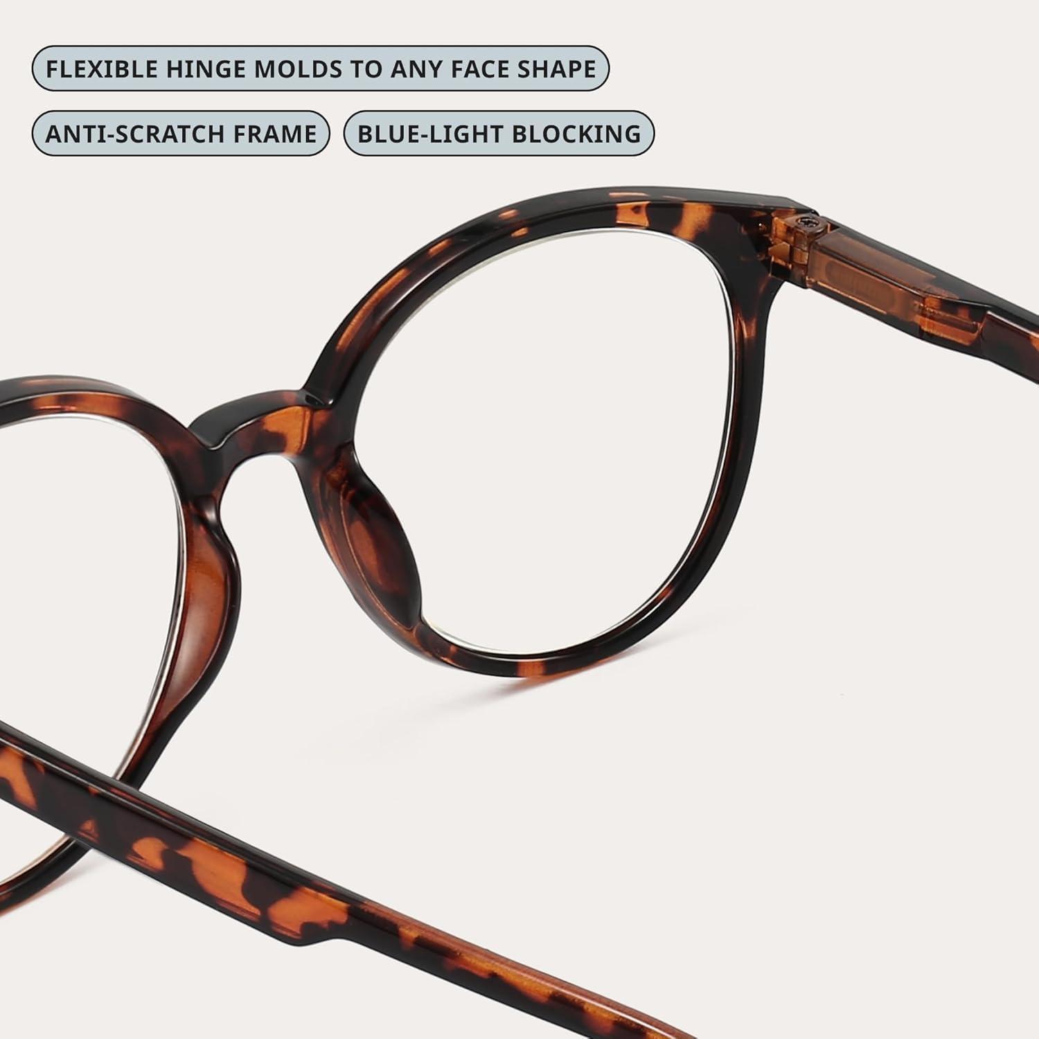 GIBLOGO GIBLOGO Reading Glasses for Women/Reading Glasses Men Eye Glasses Blue Light Reading Glasses Cheaters Eyeglasses