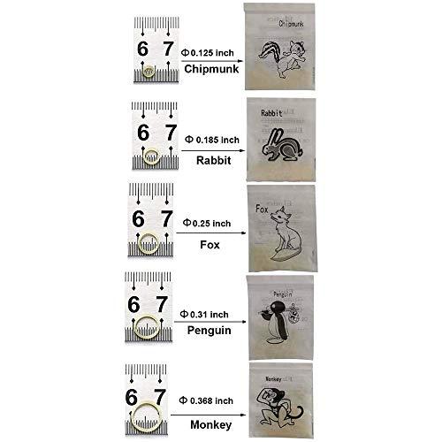 Angzhili 10 Bag Dental Orthodontic Rubber Bands Orthodontic Elastic Orthodontic Supply 3.5 Oz (3/8")