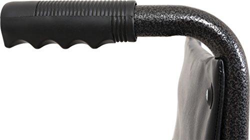 Roscoe Medical ProBasics Comfort Standard Wheelchair - Height Adjustable Seat - Flip Back Desk Arms - 300 Pound Weight Wapacity - Black - Swing-Away Footrest - 16" x 16" Seat