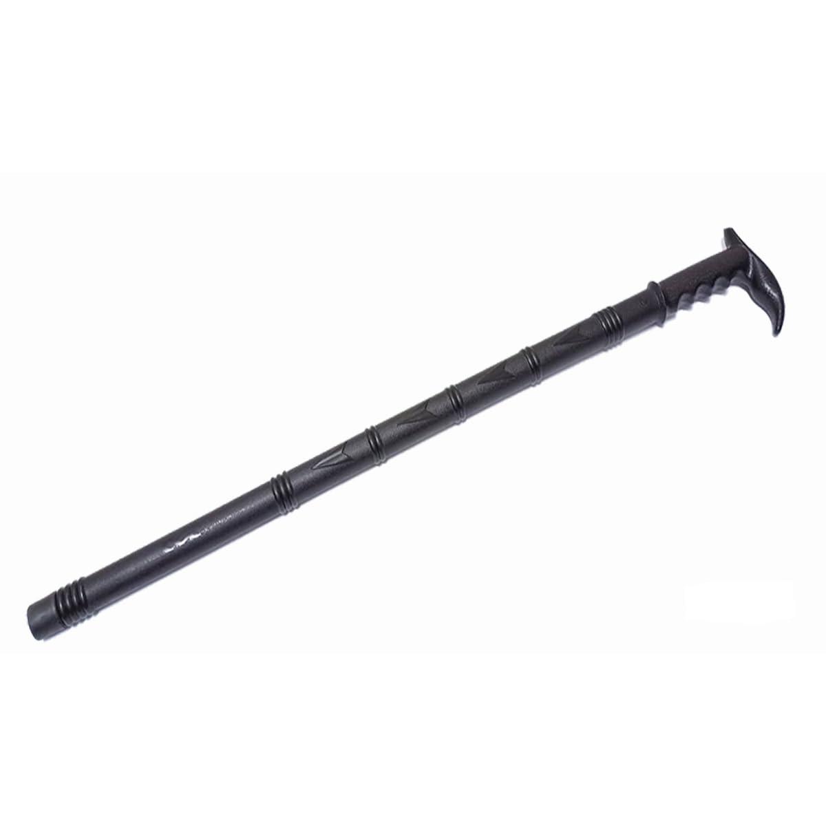 Playwell Martial Arts Black Polypropylene Plastic Walking Stick - V1 (79cm)