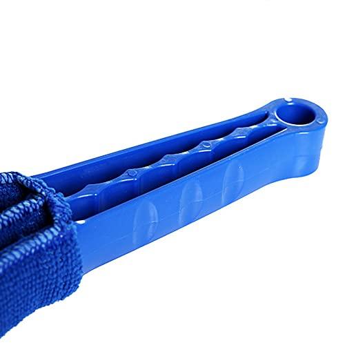 tooloflife Venetian Blind Cleaner Washable Blind Duster Slat Cleaners Tool Cleaner Brush for Window Shutters(Green)