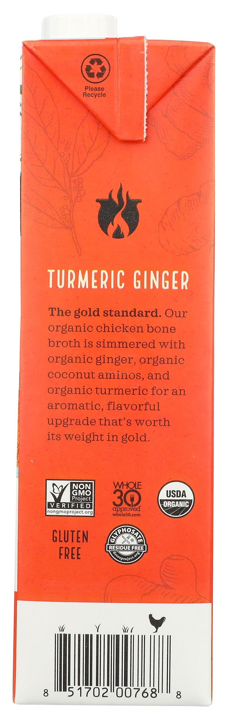 Kettle & Fire KETTLE & FIRE Organic Turmeric Ginger Bone Broth, 32 OZ
