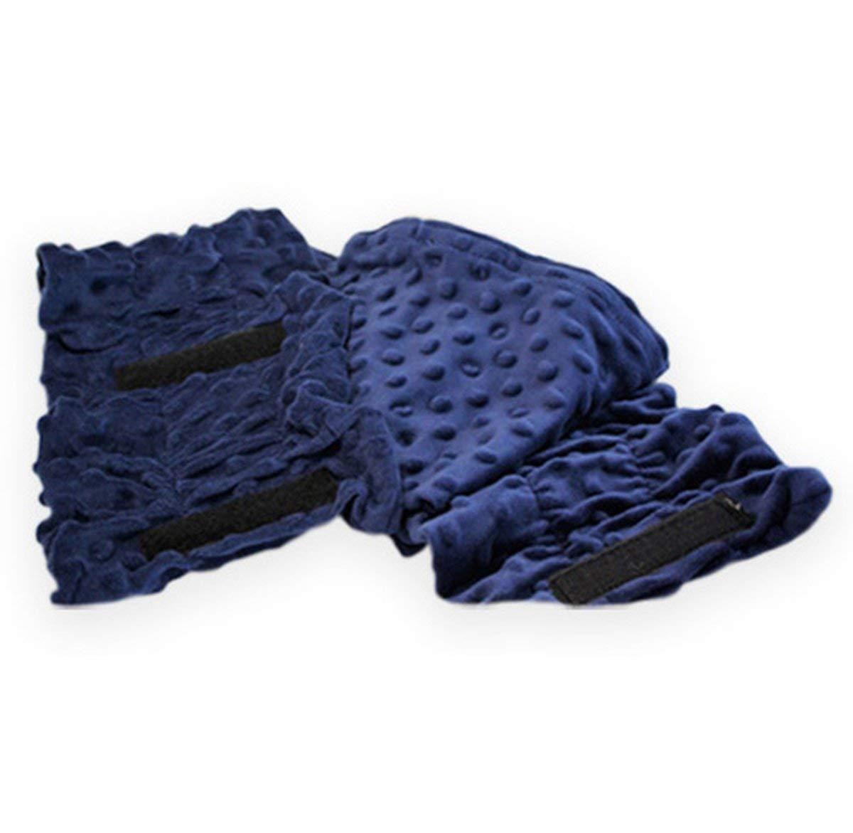 Happi Tummi Microwavable Heating Pad, Natural Aromatherapy Wrap for Menstrual Cramps, Abdominal Discomfort, Back Neck and Shoulder Pain (Small, Blue)