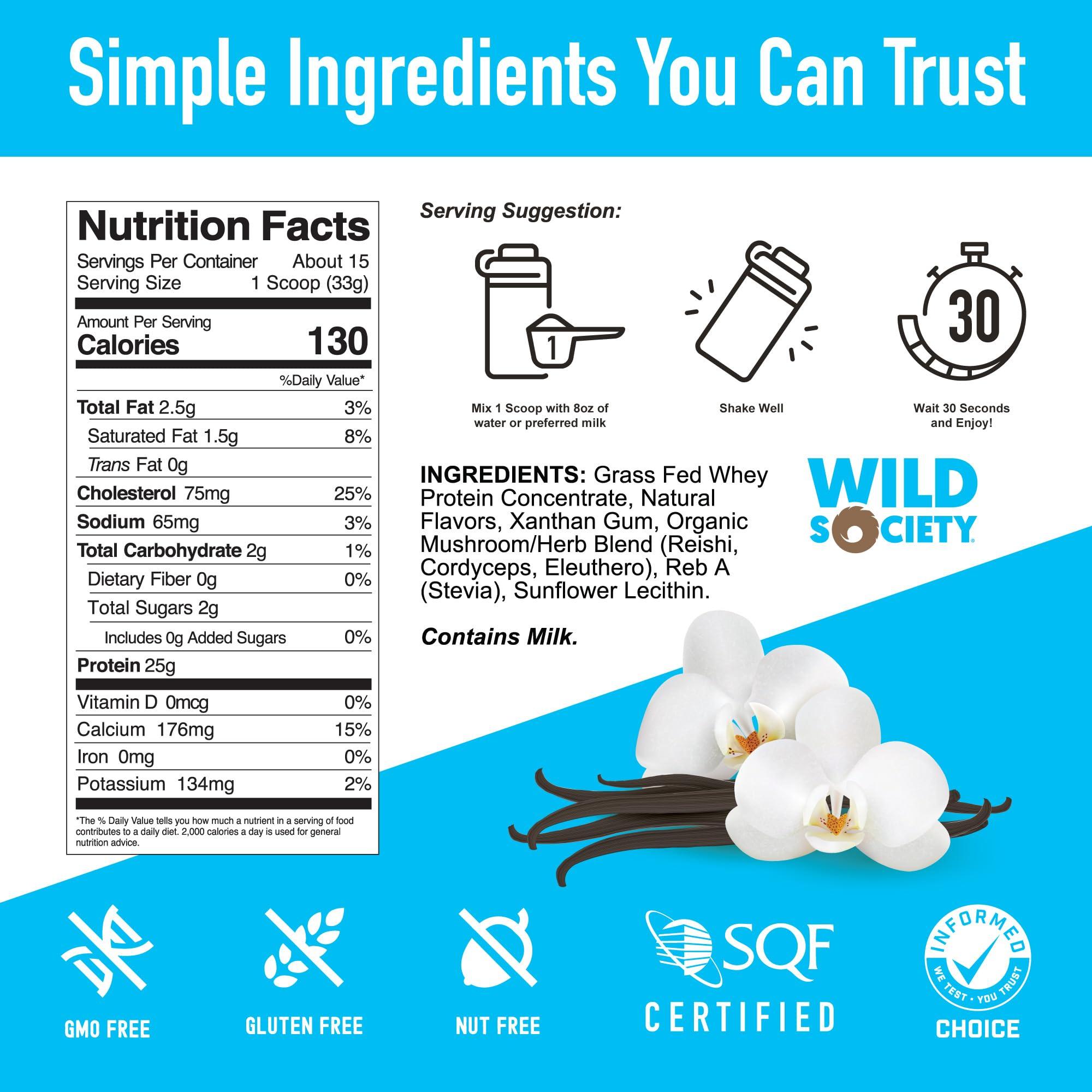 WILD SOCIETY WILD SOCIETY Clear Isolate + Whey Concentrate Super Combo - Rocket Pop Clear Whey + Vanilla Bean Whey Concentrate