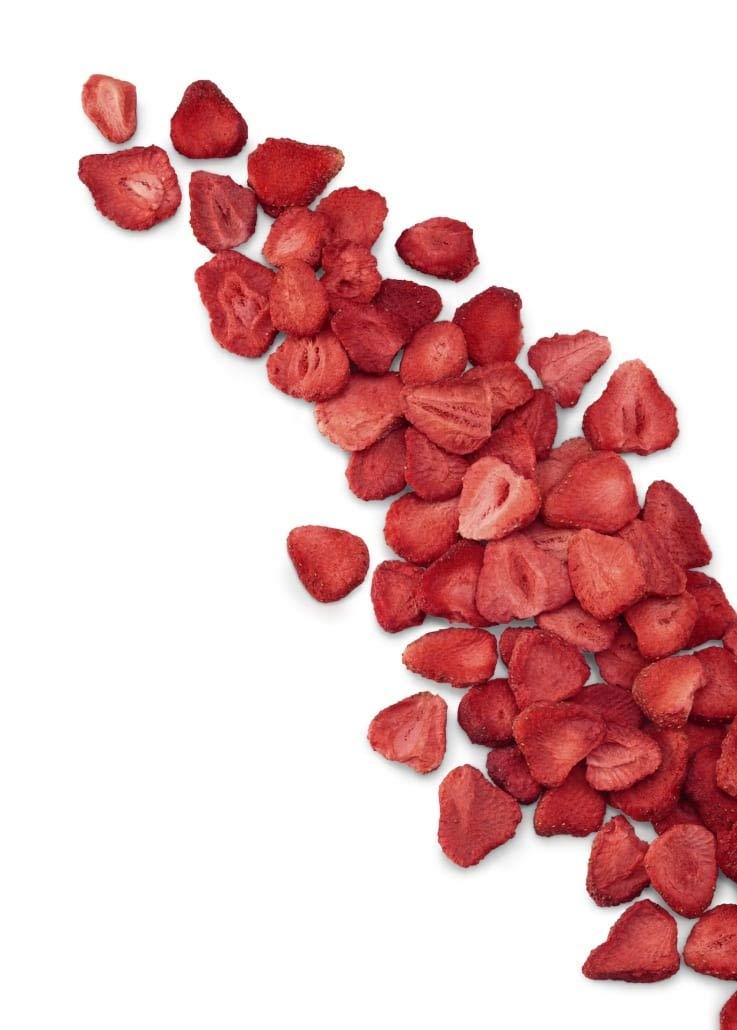 Crunchies Crunchies Freeze-Dried Fruits, 100% All Natural Crispy Fruit, Non GMO and Kosher, Resealable Freeze Dried Fruit Snack Packs, Pack of 6 (Strawberries)