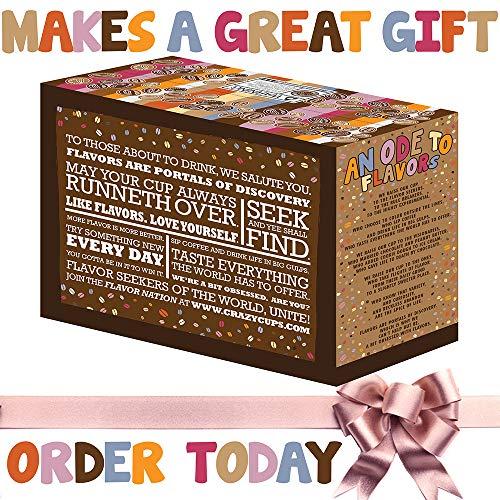 Crazy Cups Crazy Cups Flavored Ground Coffee, French Vanilla Creme, in 10 oz Bag, For Brewing Flavored Hot or Iced Coffee