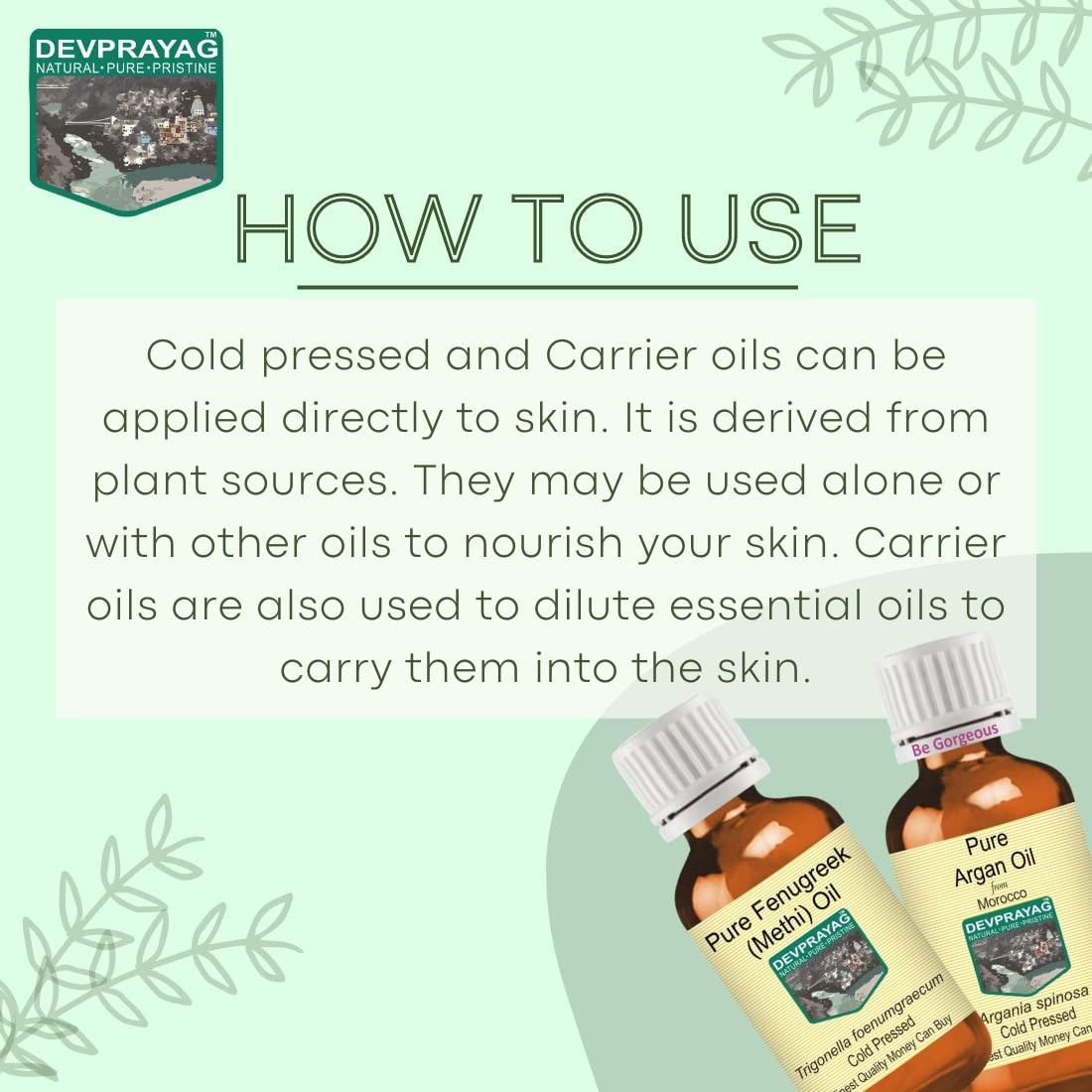 DEVPRAYAG DEVPRAYAG Pure Strawberry Seed Oil (Fragaria ananassa) with Glass Dropper (Pack of Three) 100mlx3 (10 oz)