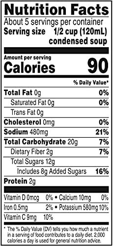 Campbell's Campbell's Condensed Tomato Soup, 23.2 Ounce Can (Pack of 12)