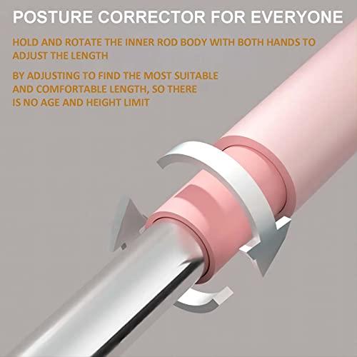 Adontze Back Brace and Posture Corrector for Women and Men, Adjustable And Lightweight Posture Corrector Back Support, Scoliosis and Hunchback Correction, Relief Back Pain, Yoga Stick Stretching Tool