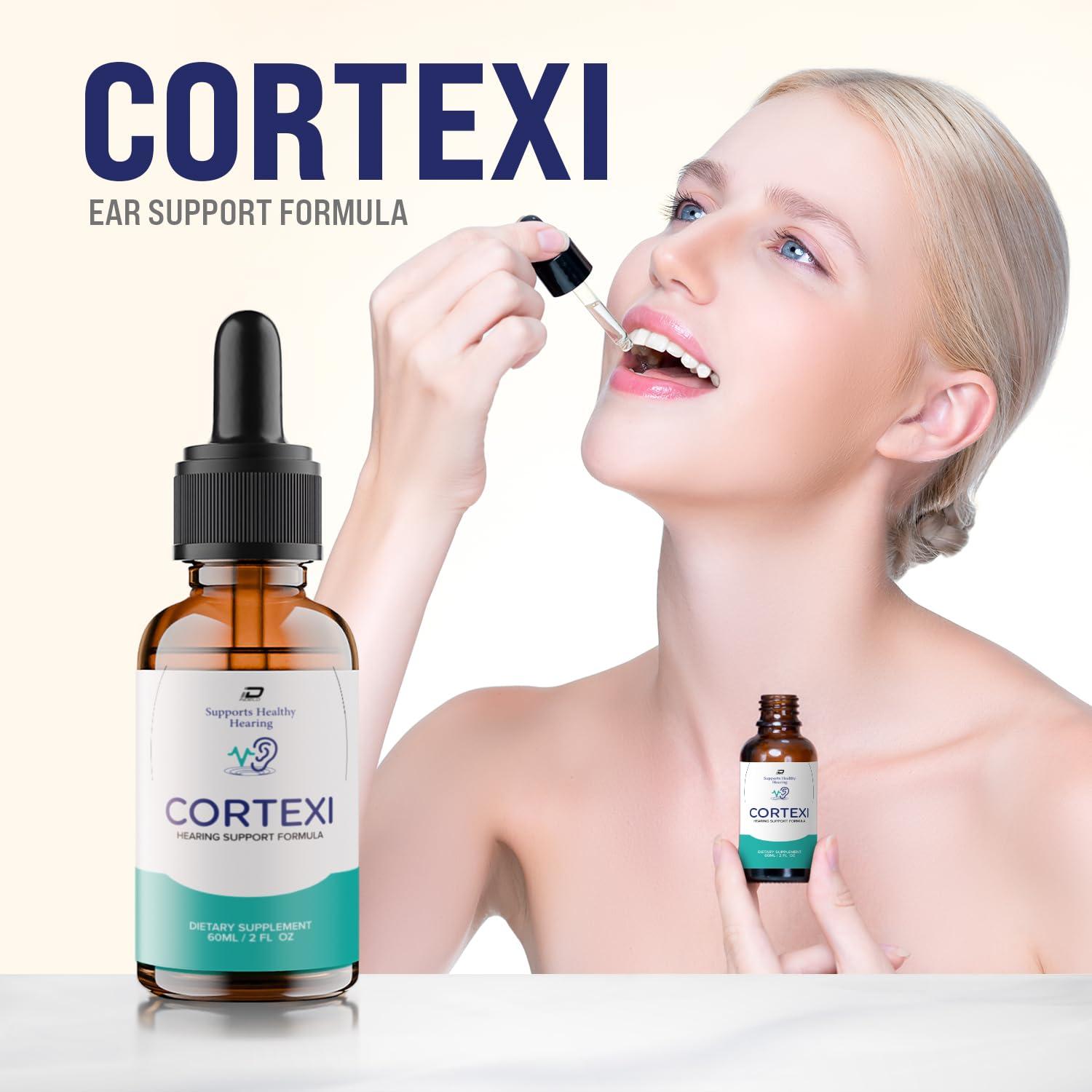 Indelo Indelo Cortexi Tinnitus Ear Drops - Cortexi 24, Cortexi Liquid Drops, Cortexi Reviews, Cortexi Drops for Ear Relief (2 Pack - 120 ML)