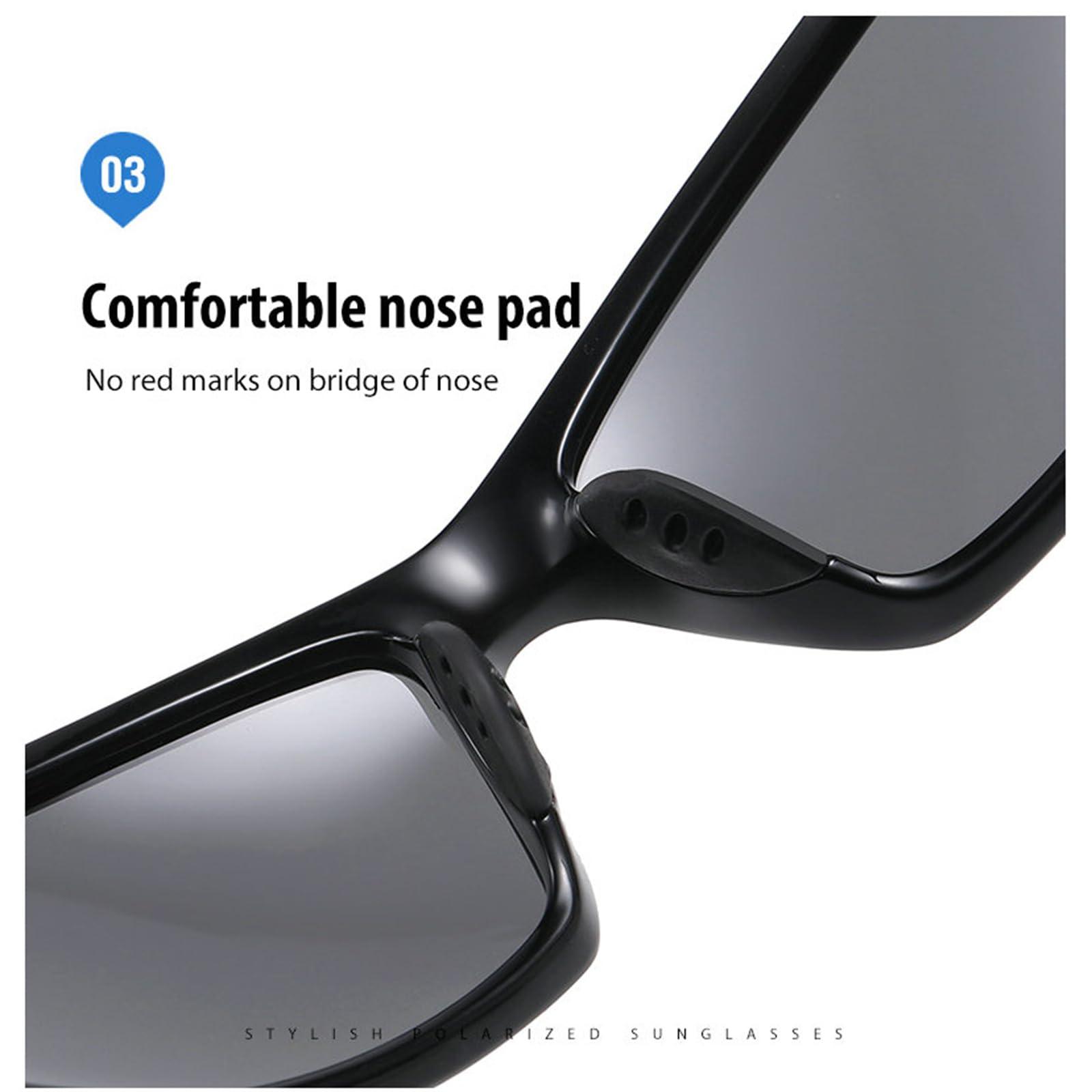 willochra willochra Full Lens polarized Reading Sunglasses for Men Safety glasses with reader Cycling Driving Sports Readers F27 (black, 1.5, x)