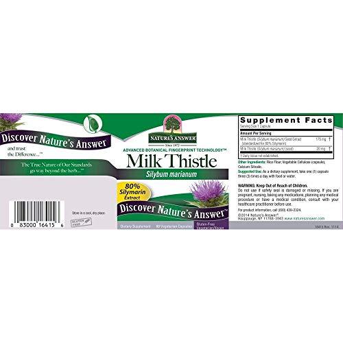 Nature's Answer Natures Answer Hrb Mlk Thistle Std
