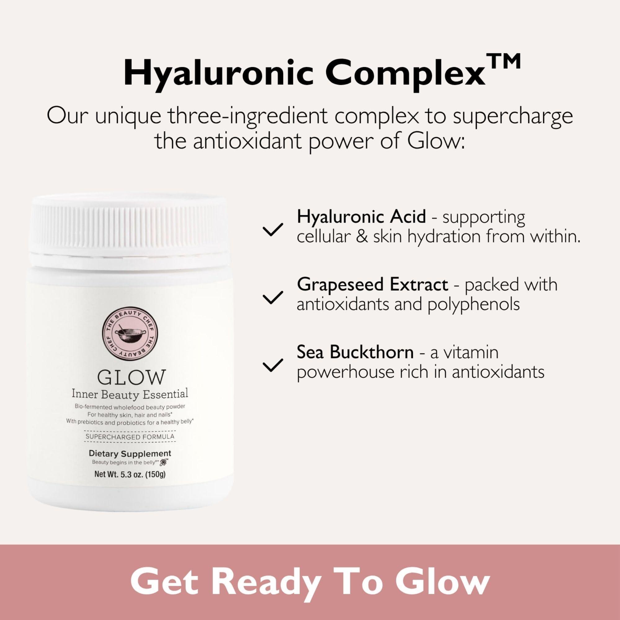 The Beauty Chef The Beauty Chef Glow Inner Beauty Essential  Bio-Fermented Superfood Powder for Radiant Skin & Wellness, Boost Skin Luminosity and Glow, Rich in Probiotics and Prebiotics, 5.3 oz/150g