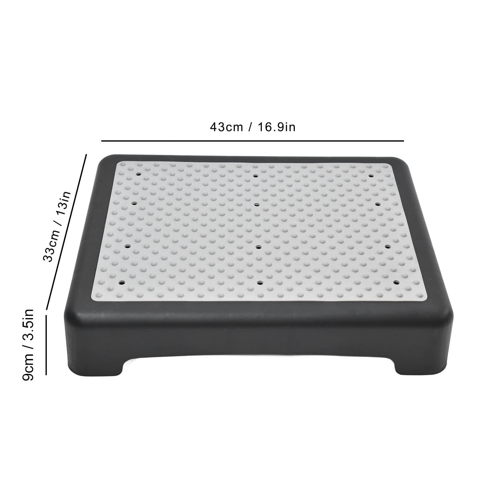 Yuecoom Mobility Half Step Stackable Elderly Step Stool, Anti Slip Safety Step Platform for Indoor Outdoor Elderly Fall Prevention Devices