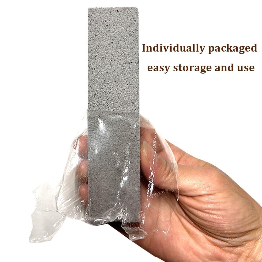 FDGARDEN 8 Pack Pumice Stones for Toilet Cleaning Pumice Sticks Remove Toilet Bowl Hard Water Rings, Calcium Buildup and RustCleaning Stone Pumice Stone for Toilet Bowl, Pool, Bath, Kitchen, Barbecue
