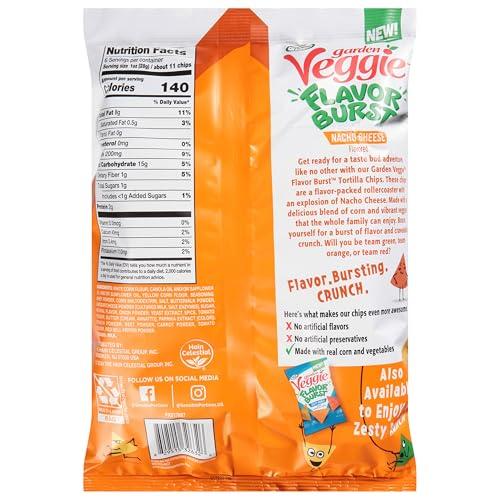 Sensible Portions Sensible Portions Garden Veggie Flavor Burst Tortilla Chips, Nacho, 6 Oz