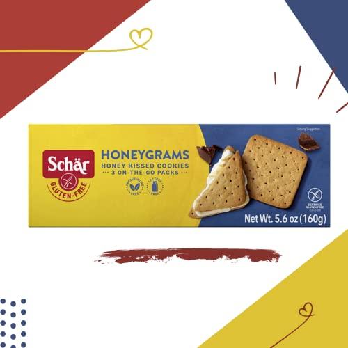 Schar Schar - Honeygrams - Certified Gluten Free - No GMO's, Lactose, Wheat or Preservatives - (5.6 oz) 12 Pack