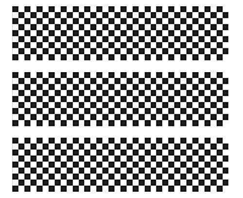 Edible Prints On Cake Chess Board - Edible Cake Strips - 2.5" x 10.5" Strips (3 pieces/sheet)
