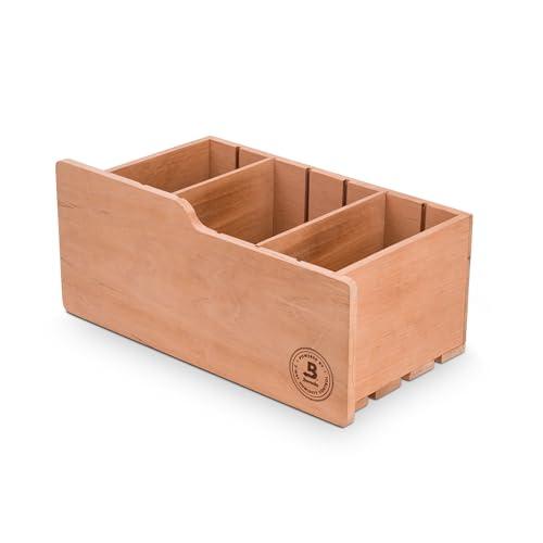 NewAir NewAir x Boveda 500 Count Electric Humidor, Spanish Cedar Shelves with Temperature Control, Cigar Humidor Box with Built-In Boveda Humidity Control in Stainless Steel