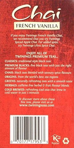 Twinings Twinings of London French Vanilla Chai Tea Bags 1.41 Ounces - 1 Box