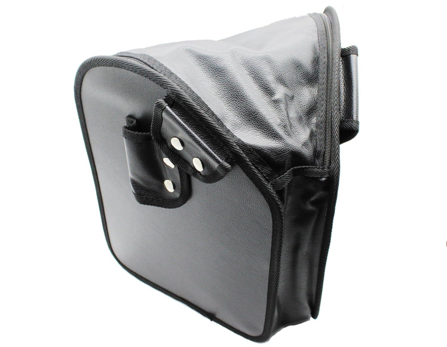 ForconMed 3 Wheel rollator Storage Bag,Bag for 3 Wheel Walker,Pouch Bag for 3 Wheeled Rollator Walker, 3-Wheel Walker Bag,Tote Bag with Snaps,3 Wheel rollator Universal Replacement Part.(1Ea,Black)