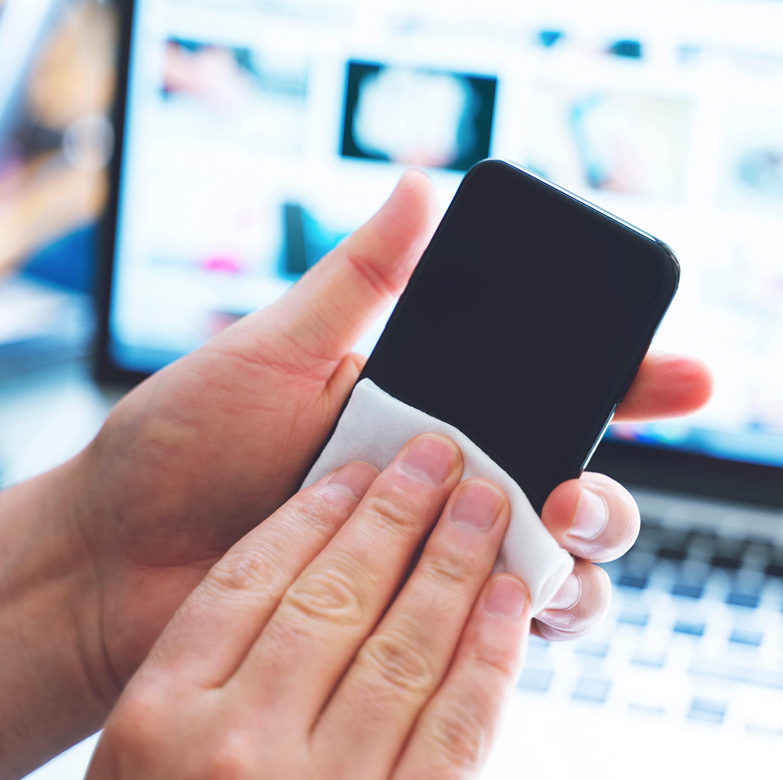 Smart Go Smart Go - Microfiber Cleaning Cloth (1000 Pieces) - Digital Custom Print Your Company Artwork or Business Logo - Promotional Item for Cleaning Eyeglasses, Screens, & Lenses - 6 x 6 in