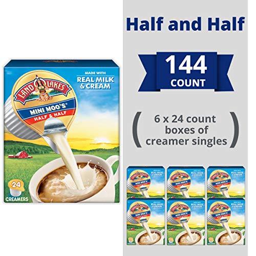 Land O Lakes Land O Lakes Mini Moo’s Half & Half Creamer Singles, Shelf-Stable, 24 Count (Pack of 6)