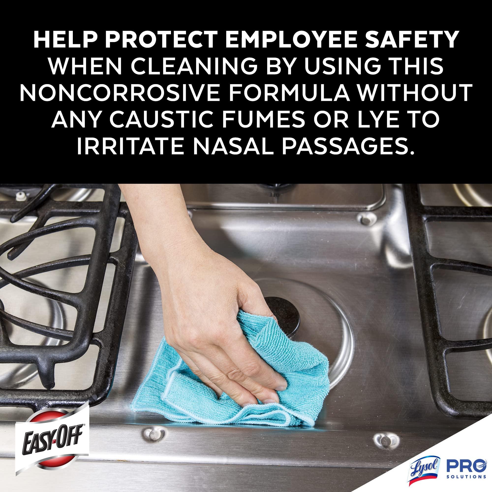 Easy Off Easy Off Pro Fume Free Oven Cleaner, Destroys Tough Burnt on Food and Grease, Lemon Scent, 24 oz., 2 Count