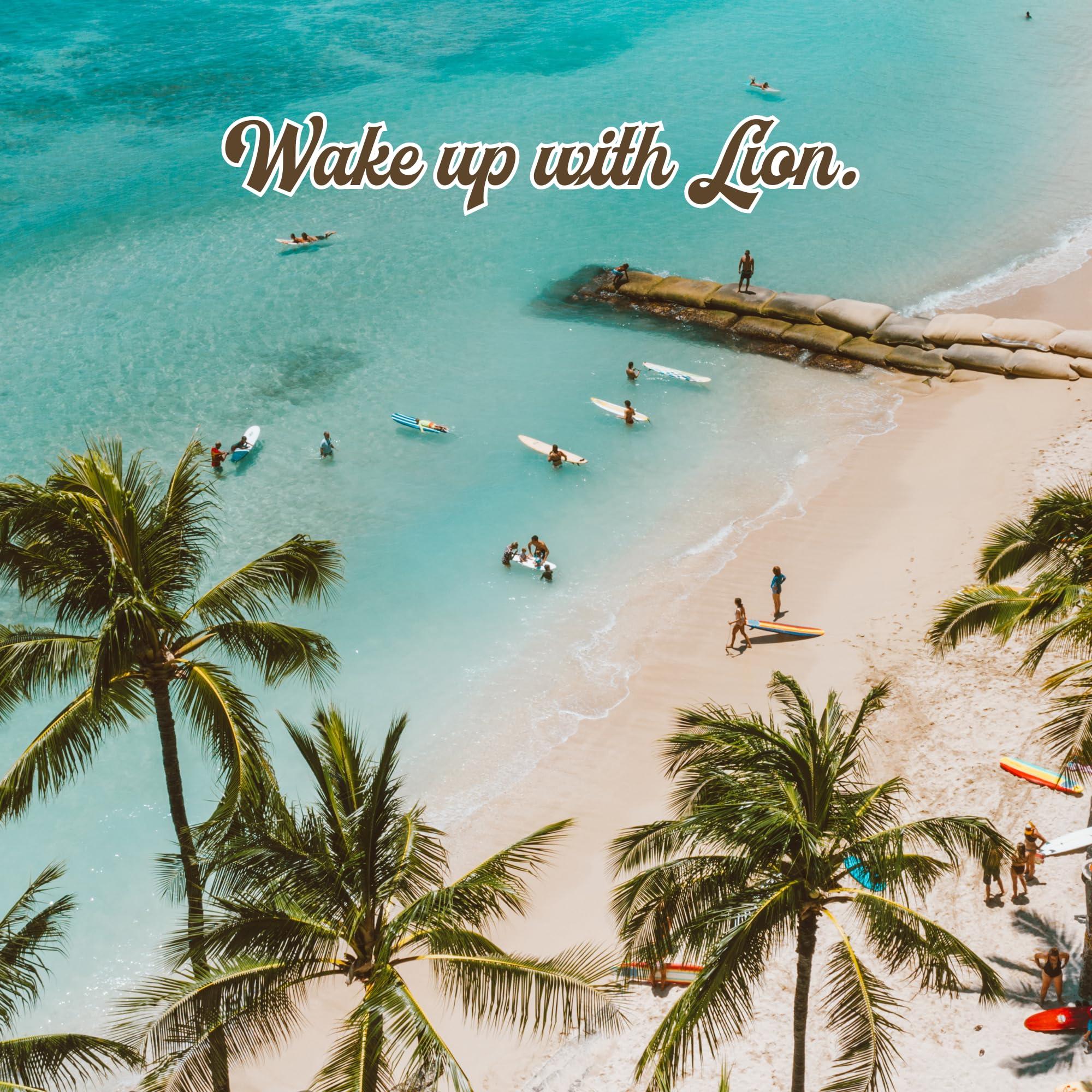 Lion Coffee Lion Coffee Vanilla Macadamia Flavored Medium Roast Coffee, Single-Serve Coffee Pods, Compatible with Keurig Brewers, Hawaiian Inspired Taste - (12 Count Box)