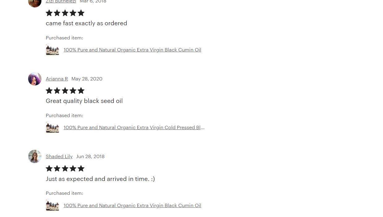 SULU ORGANICS 100% Pure Organic Extra Virgin Unrefined Black Cumin Oil 1 Gallon (128 FL.OZ)