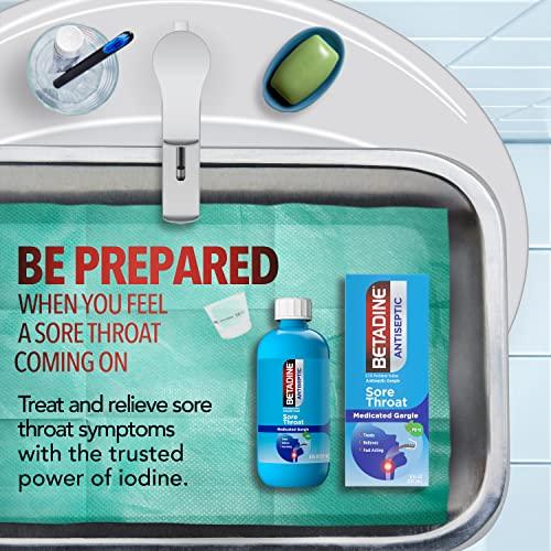 Betadine Betadine Antiseptic 10% First Aid Solution and 0.5% Medicated Gargle for Infection Protection and Sore Throat Relief