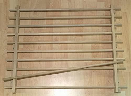 Z-Things Z-Things Storage, Organizer, Dispensing Rack for Gift Wrapping Paper, Ribbons, Cellophane, Vinyl Rolls, Paper, Maps Etc. Holds 10 Rows. Adjustable Width. Easy Wall Mount. Hardware Included.